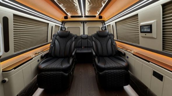 8 passenger sprinter van inside greensboro
