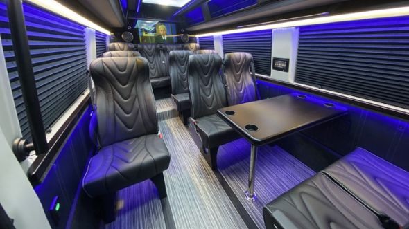 greensboro 18 passenger sprinter van interior