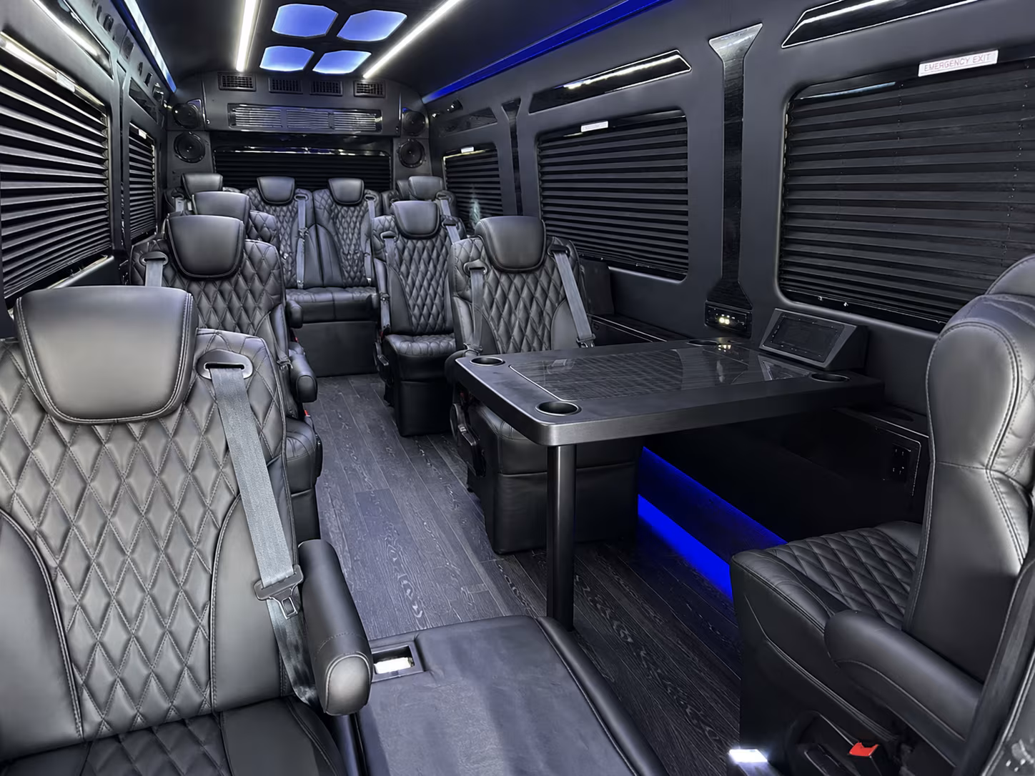 greensboro 10 passenger sprinter van inside