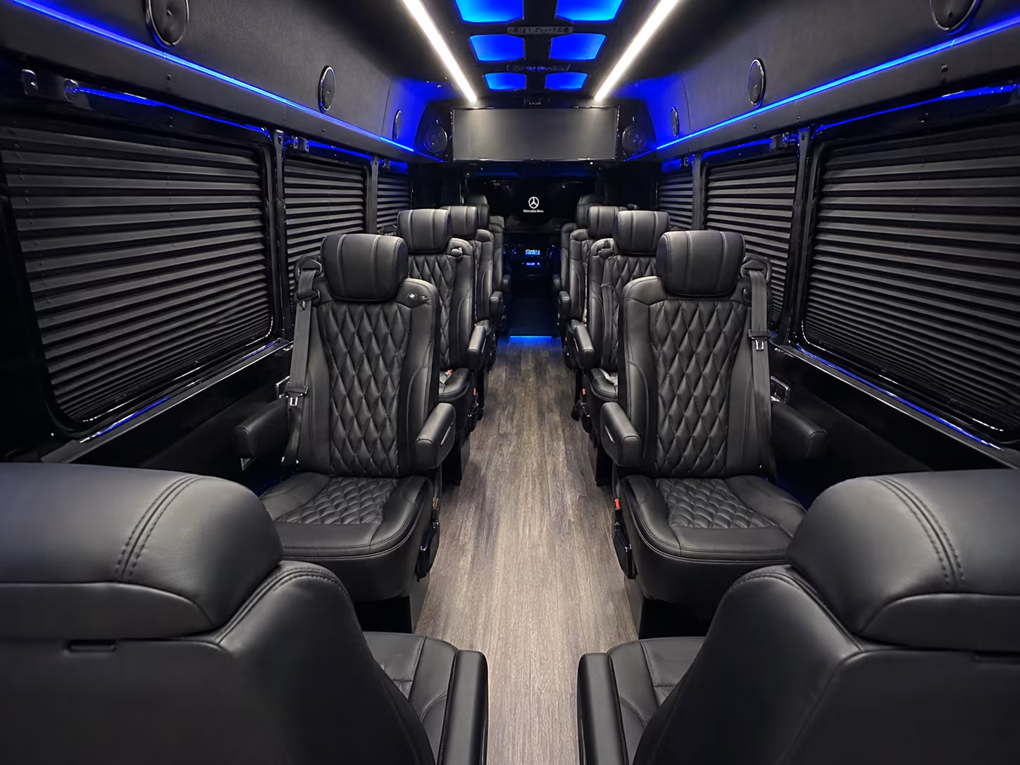 greensboro 15 passenger sprinter van inside