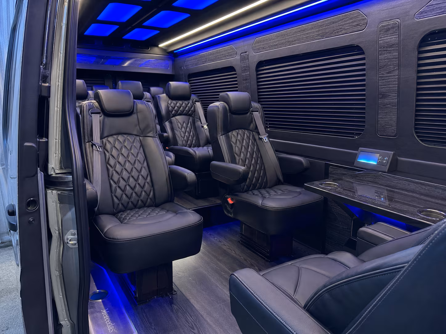 greensboro 8 passenger sprinter van inside