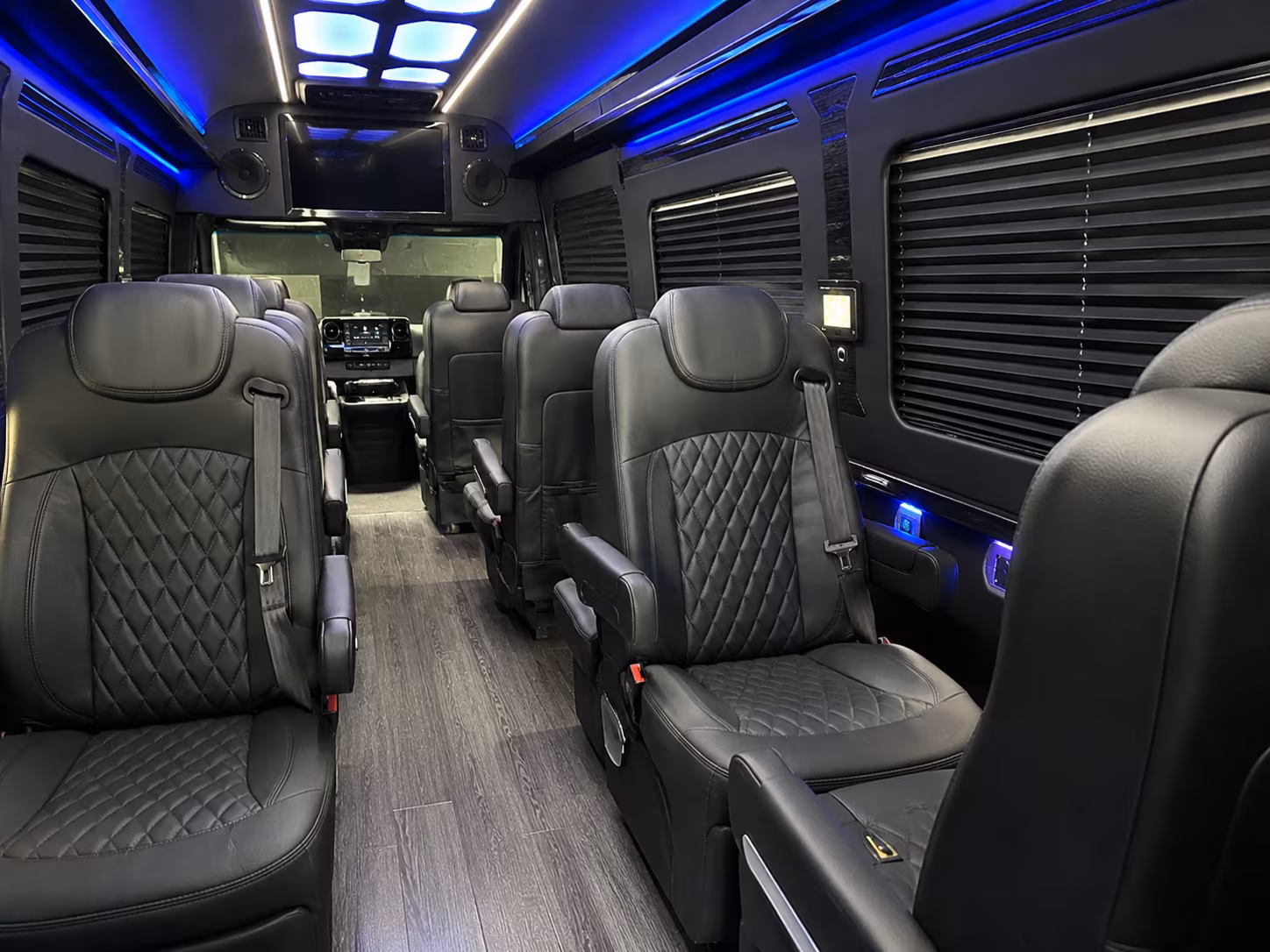 greensboro 8 passenger sprinter van interior