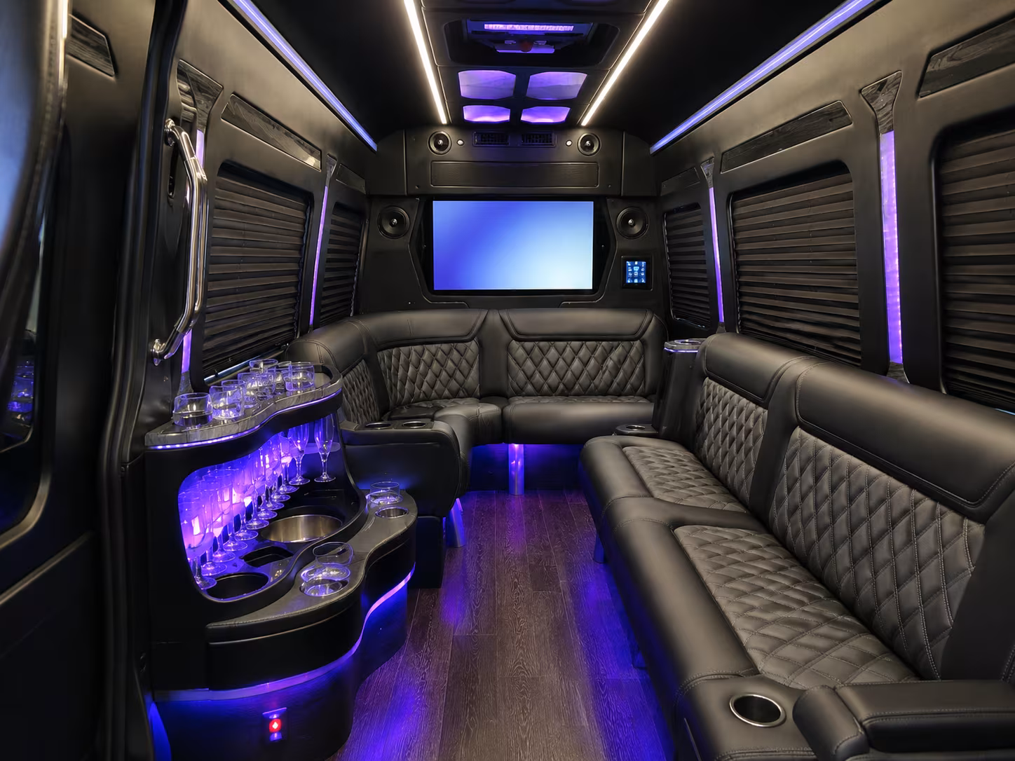 greensboro sprinter limousine inside